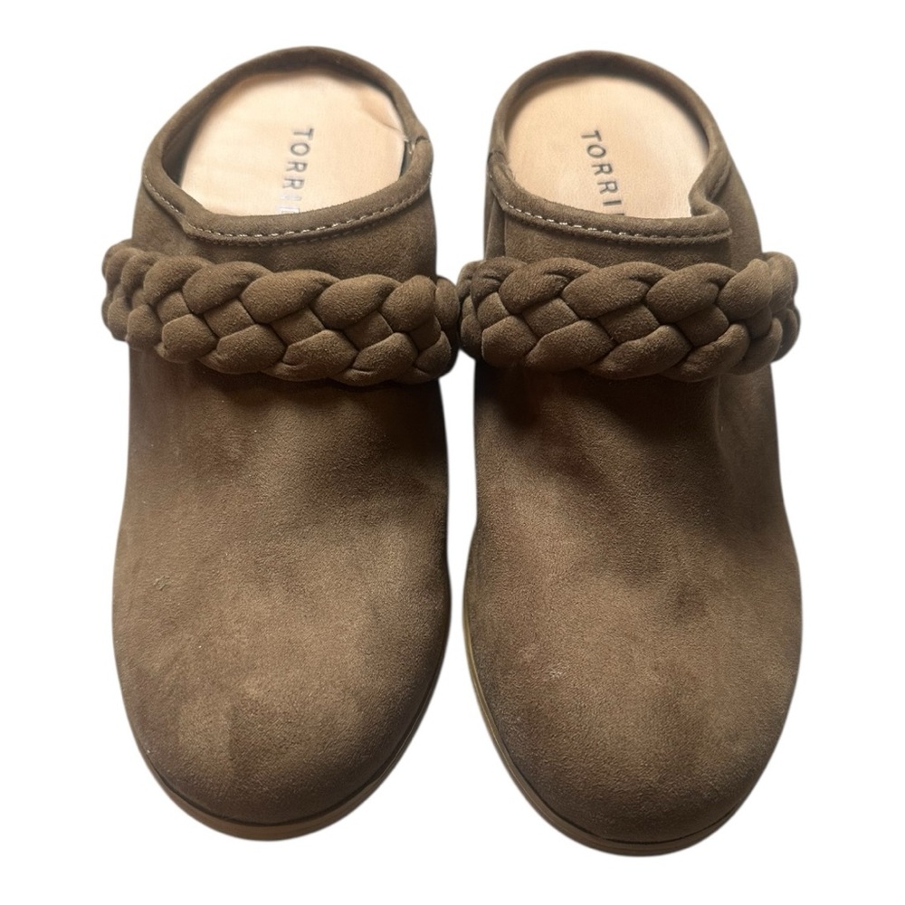 Torrid Women's Brown Faux Suede Braided Mules‎ Slip-On Size 7.5 Wide NWOT! - Picture 7 of 11